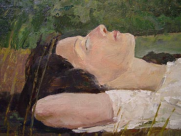 Sen na břehu Volhy (detail)